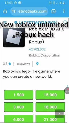 new roblox unlimited robux hack