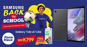 4.4K views · 1.1K reactions | The Samsung Back to School promotion is now on! Buy selected Samsung Tablets and receive awesome freebies. Go to your nearest Fone Haus shop now or shop online by clicking the shop now button. | Fone Haus | Facebook