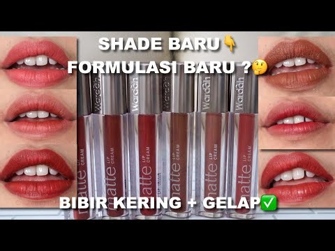 SHADE TERBARU! 19-24 WARDAH EXCLUSIVE MATTE LIP CREAM | FORMULASI UNTUK BIBIR KERING |Maria Soelisty