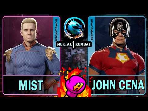 MK1 MisT (HOMELANDER) VS John Cena (PEACEMAKER)🥊Mortal Kombat 1🥊4K 60ᶠᵖˢ