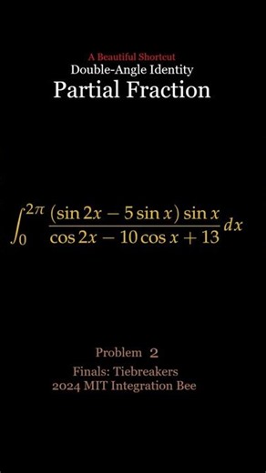 The Double-Angle Trick That Solves The MIT Trigonometric Integral With a Classic Ending
