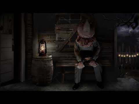 Sitting Scarecrow Animated Halloween Prop - Scarecrow Comes to Life!