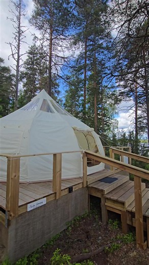 Auringonlasku Ranta-telttaan – varaa teltta Airbnb:stä