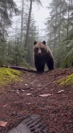 You won't believe what just appeared on this hiking trail! 😱