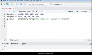 Data frames in R