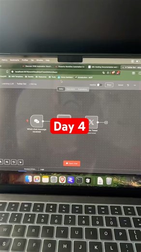 Day 4 of Learning AI | Fully Local Twitter Bot using N8N and LLM #ai #n8n #automation #aiautomation