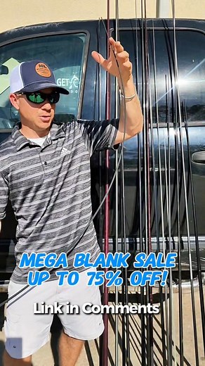 75% Off Blanks.. Flex & Finish. Gettem while you can! #customrodbuilding #fishingrod #getbitoutdoors #rodbuildingmadeasy #save | Get Bit Outdoors