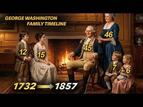 Timeline of George Washington's Family