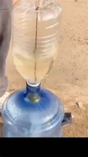 What a brilliant idea #selfmade #simple #device #transferring #water #peace #tolive #buycanadian