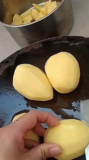 easy potato processing 🥔 | satisfying food preparation technique