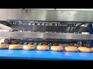 Automatic Donut Filling Machine with Conveyor | Industrial Donut Production Line