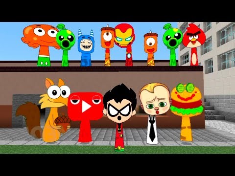 My Sprunki NEW OC: Robin Added to Minecraft PE