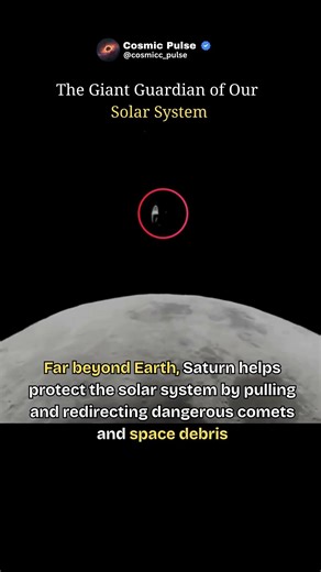 Saturn: The Giant Guardian of Our Solar System 😱 #shorts #trending #viral #space #moon #spacefacts