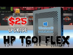 $25 HP t610 Flex Thin Client PC Upgrade | Windows 10 Installation