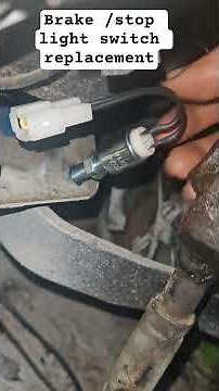 Brake light switch, replacement ‪@projectdiy88‬ #mechanic
