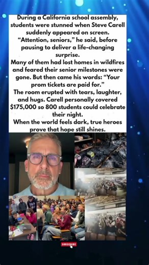 Steve Carell’s $175K Surprise: He Paid for 800 Students’ Prom. #shorts