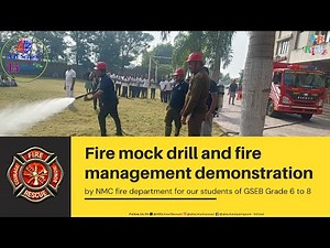 Fire mock drill and fire management demonstration by NMC fire department