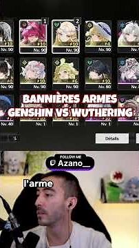 Genshin Impact : l'enfer des Bannières d'Armes, loin du 100% de Wuthering Waves
