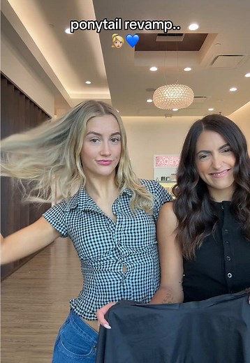 Ponytail Revamp by Tangerine Salon: Longer & Blonder