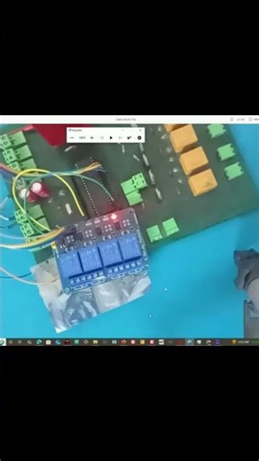 Relay module interface with PIC16F877A. #coding ##diy #electronics #control