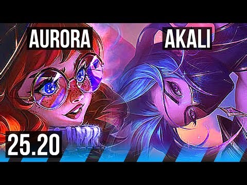 AURORA vs AKALI (MID) | EUW Master | 25.20