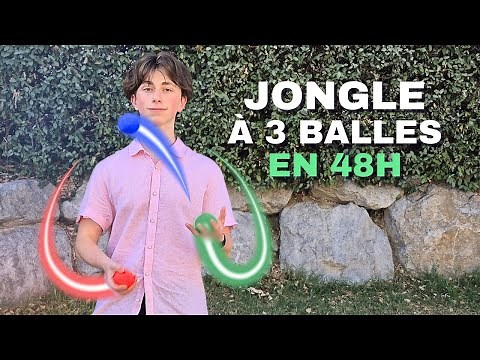 🤹 JUGGLING with 3 balls: SIMPLE and FAST method
