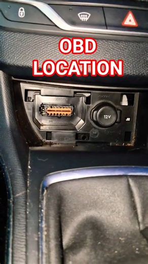 Peugeot 308 obd location #automobile #mechanic #mechaniclife #vehicle #obdlocation