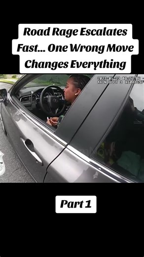 Road Rage Escalates Fast... One Wrong Move Changes Everything #policeofficer #police #cops #bodycam