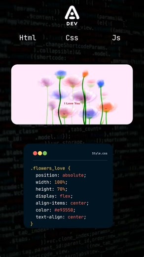 Flores en acuarelas con programación, Html, Css y JavaScript #flores IV4EkZm7ujE
