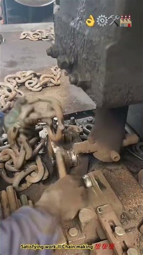 Manual chain link 🔗 making with technology machine