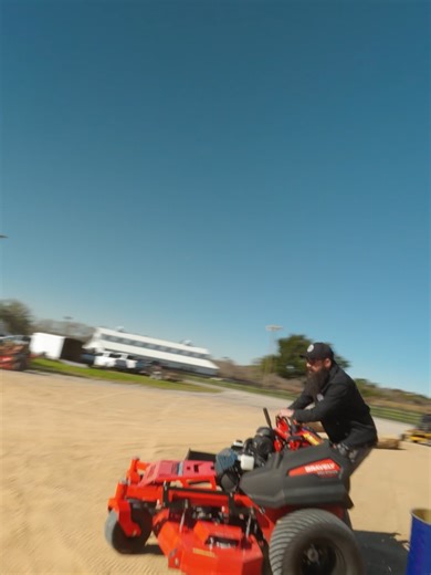 This might be some of the most fun you can have on a mower! Thank @Gravely for helping sponsor the event! Use code RODEO50 to get 50% off event registration before February @The Black Sheep Lawn #landscaping #barrelracer #lawncare #mower #greenindustry
