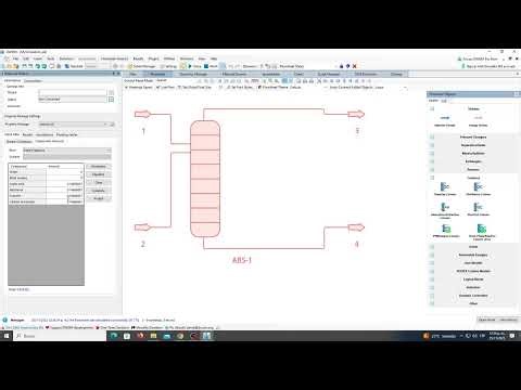 Equipos en DWSIM (Extracción/absorción)