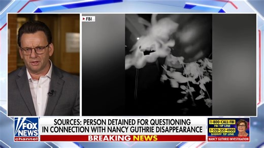 BREAKING: Sources tell FOX News that a person is detained for questioning in connection with the Nancy Guthrie case. | Fox News