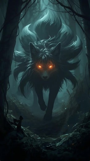 This is the Kitsune — a fox spirit from Japanese folklore. Some bring good fortune, others deceive with illusion and fire. How many tails did yours have? 🔔 Subscribe for more mythical creature shorts! #Kitsune #MythicalCreatures #CreatureLore #Folklore #Shorts