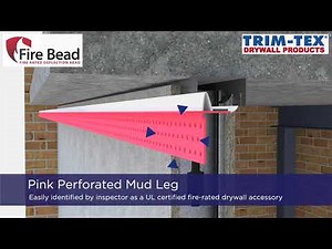 Trim Tex Fire Bead - Fire Rated Deflection Bead