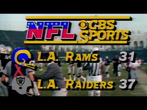 Battle Los Angeles Gets Wild in the 4th! (Rams vs. Raiders 1982, Week 15)