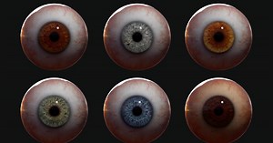 Hand-Crafted Realistic Eye Kit For Games & Film