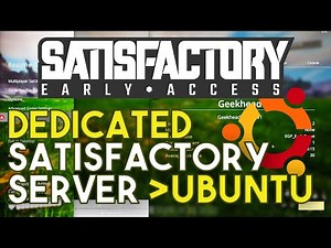 Installing Dedicated Satisfactory Server on Ubuntu 22.10
