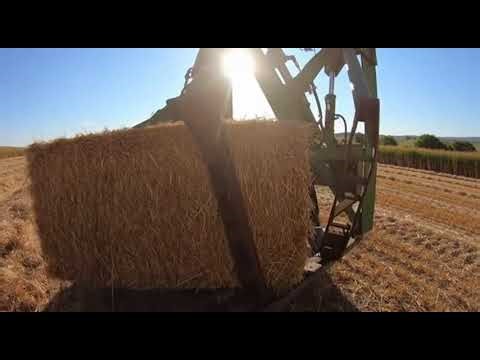 Hay Bale Lifter Stress Test Tags #HayField #HeavyLift #FarmMech #Hydraulics #PhoneCamera #RustSteel