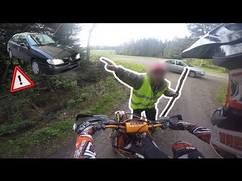 A CRAZY MAN ATTACKS ME ON A MOTORCYCLE - Chase - ROAD RAGE