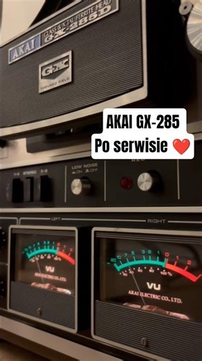 Akai GX-285D po serwisie w zestawie właściciela ładnie kręci ❤️👌