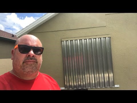 Hurricane Shutters Install......How to install Hurricane Shutters, Hurricane Shutters Installation