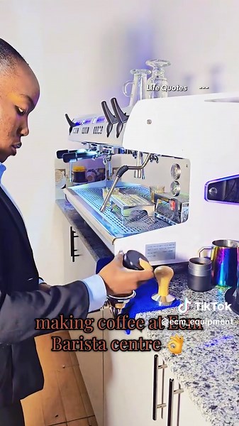 Learn Coffee Making at ECM Barista School