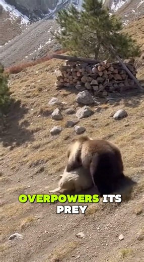 Bear attack on sheep #shorts