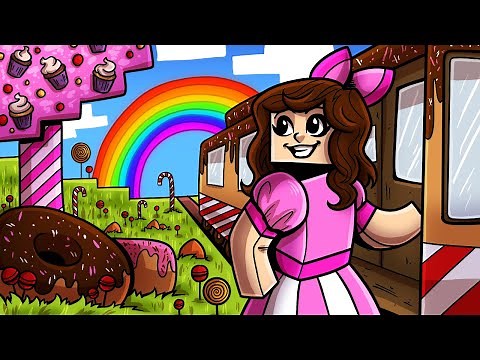 Minecraft: WE FOUND CANDY LAND!!