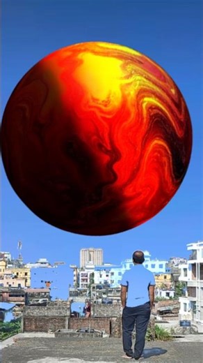 Red planet falling On earth, how many planet in the universe, planet vfx