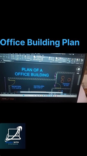 Office Building Plan Design in AutoCAD | Architectural Floor Plan