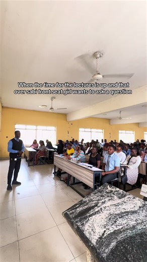 Classroom Humour: Student Raises Questions During Lecture