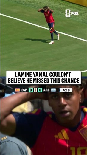 Lamine Yamal thought he had scored the opening goal of the FIFA World Cup Final