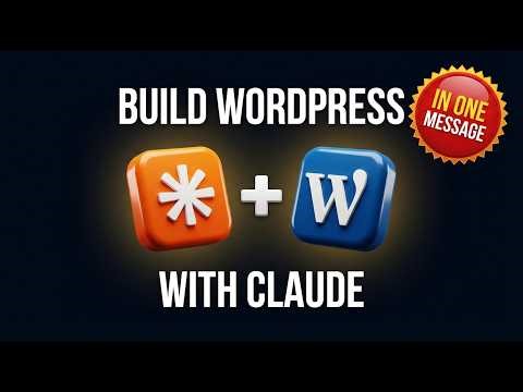 Build a WordPress Site with AI Just by Talking to Claude